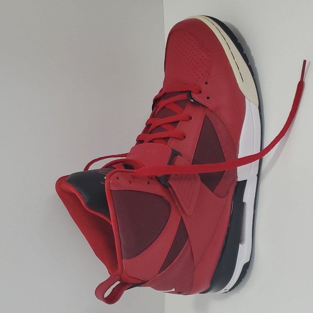 Jordan Flight 45 High Men Basketball, Size 11½, Red - Picture 7 of 15